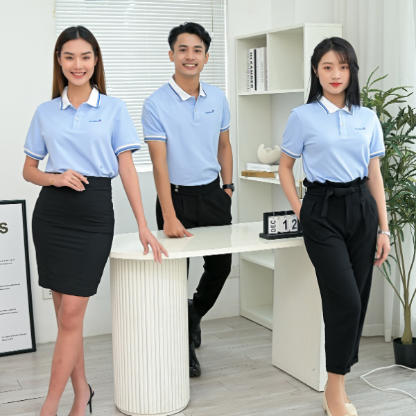 Company uniform APCT222 shirt gives the wearer a polite image with a minimalist but not monotonous style.