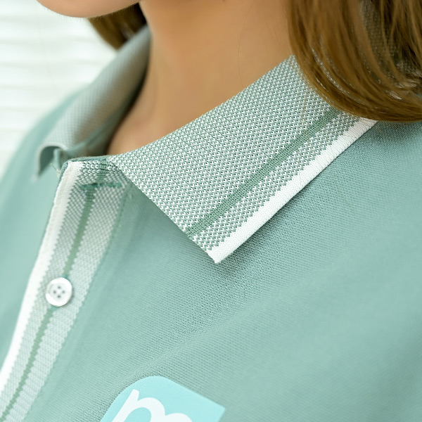 APCT22 company uniform shirt collar is firmly woven with every stitch
