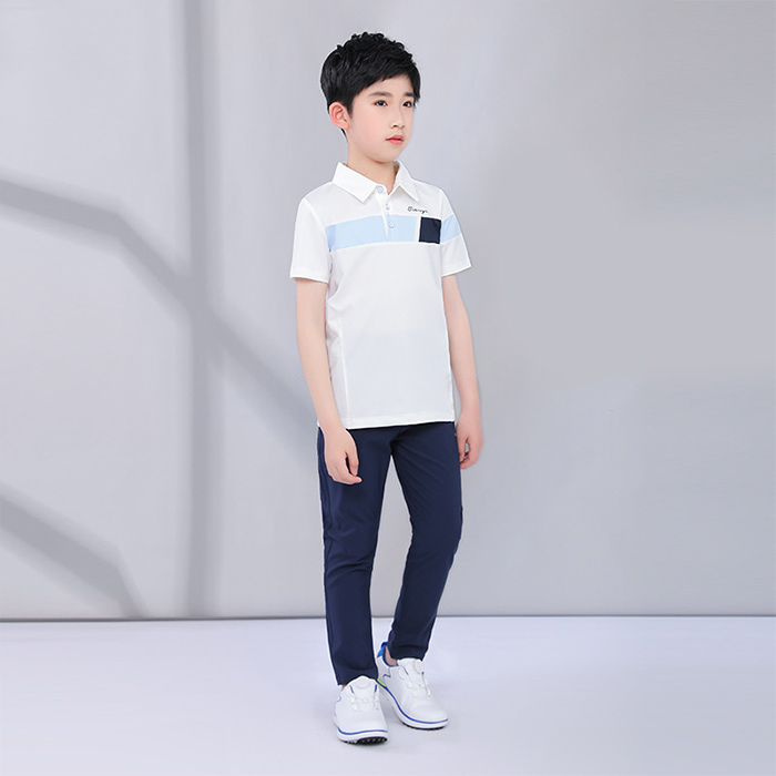 Choose the right size of exported polo shirt for boys