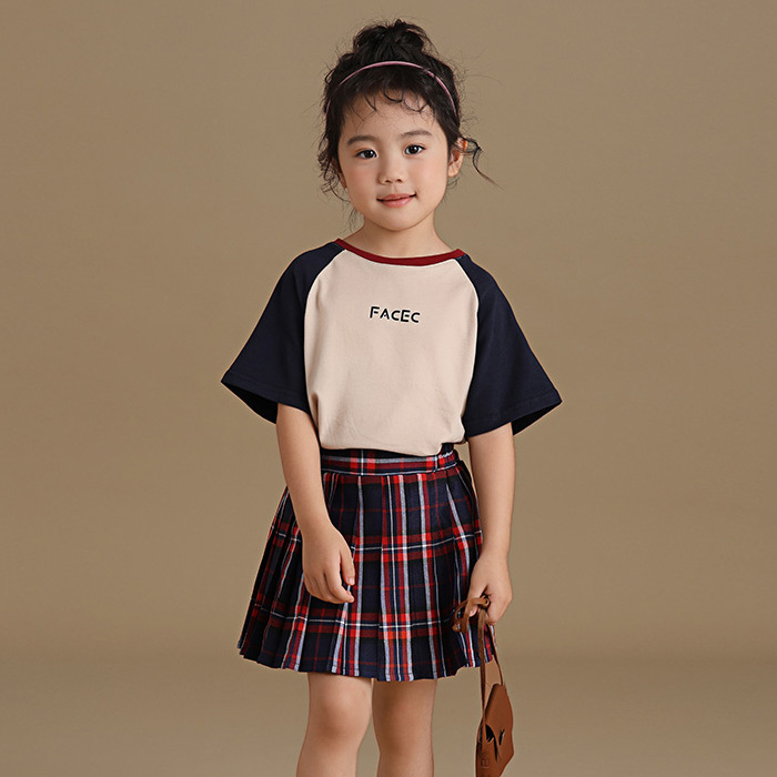 Collection of exported girls' t-shirt models