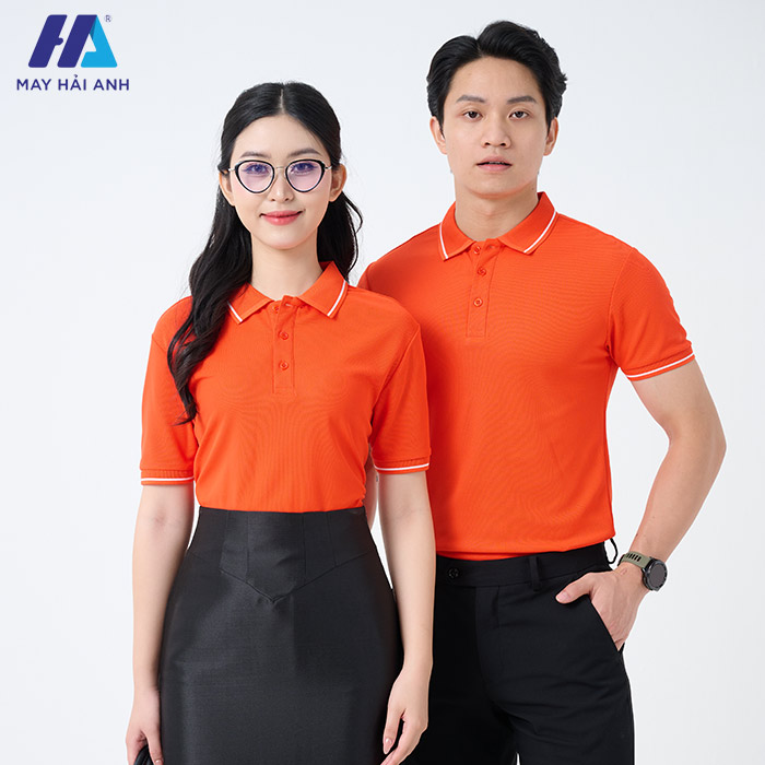Where to order reputable orange uniforms - Hai Anh Garment