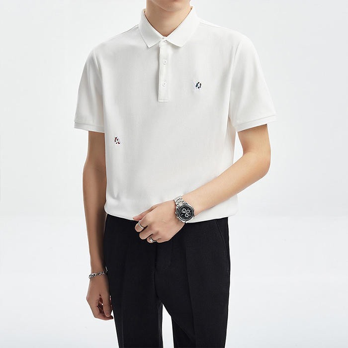 Lacoste crocodile collared men's t-shirt, elegant and luxurious