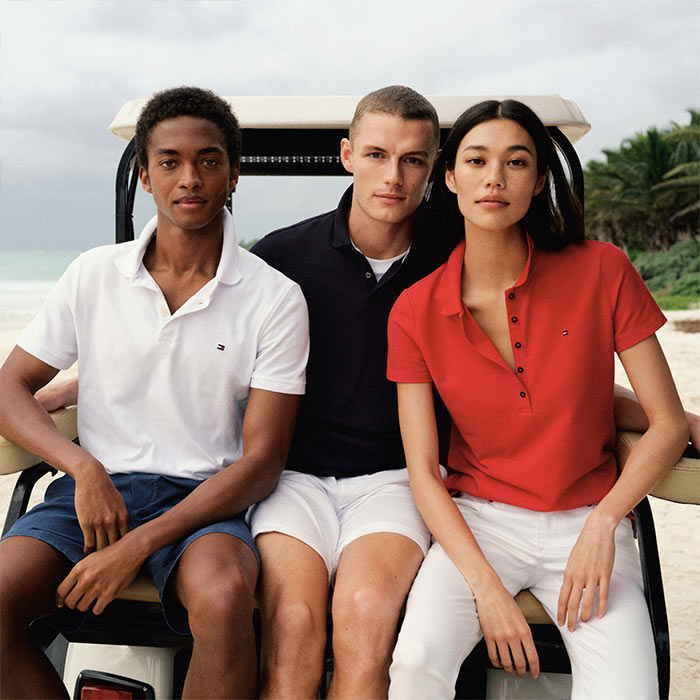 Collection of the hottest Tommy Hilfiger export t-shirt models