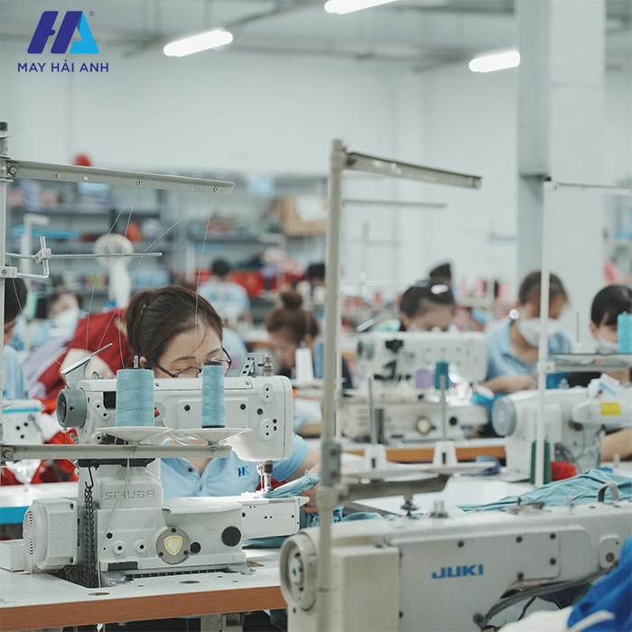The process of sewing export clothes requires highly skilled workers.