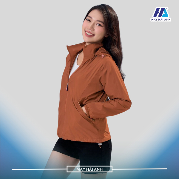 Dynamic and youthful brown uniform jacket