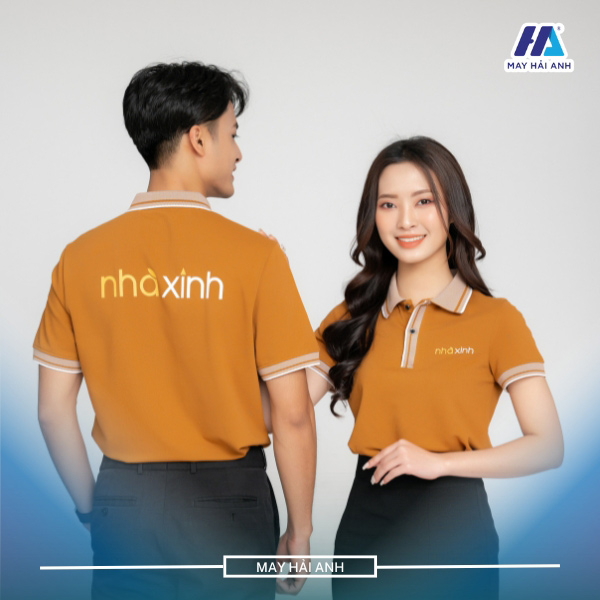 Orange brown polo uniforms are popular with many businesses.