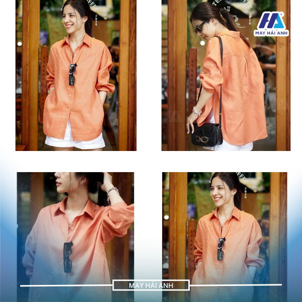Impressive and eye-catching orange shirt style for every girl