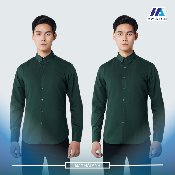 Neat and polite moss green uniform