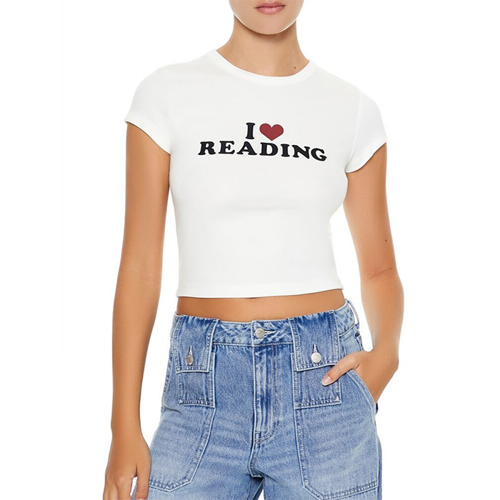 F21 Croptop T-shirt for export is charming and attractive